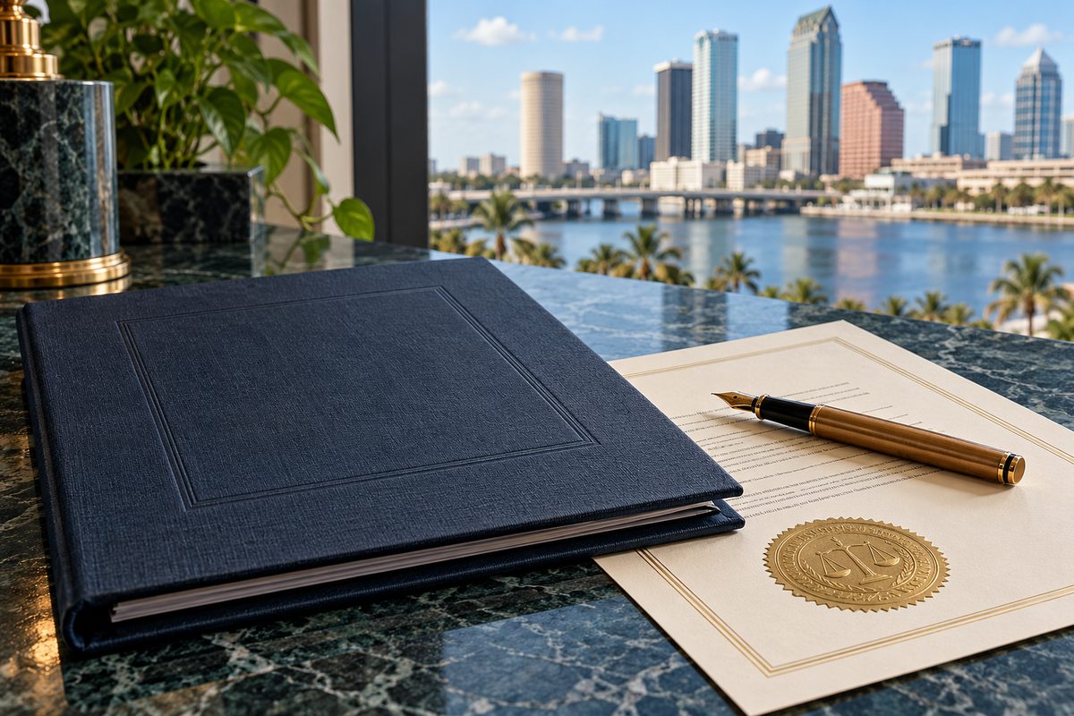 Commercial terms of supply documentation, warranty ledgers, and Tampa workshop compliance records.